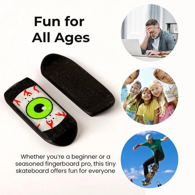 Finger Skateboard Magnética – Mini Skate de Dedos Fidget Antiestrés