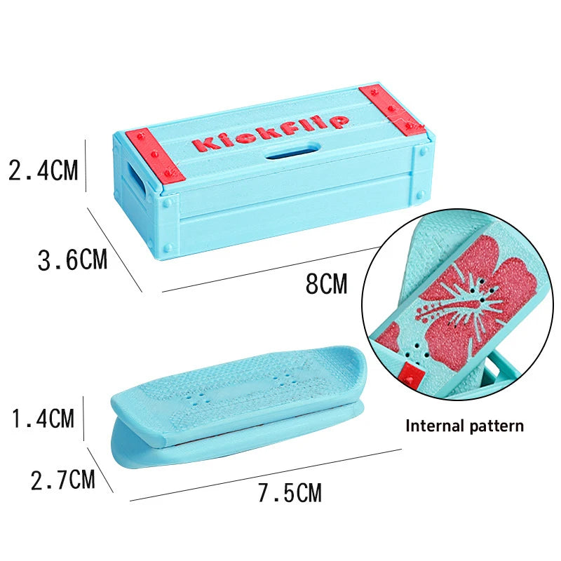 Finger Skateboard Magnética – Mini Skate de Dedos Fidget Antiestrés