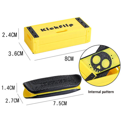 Finger Skateboard Magnética – Mini Skate de Dedos Fidget Antiestrés