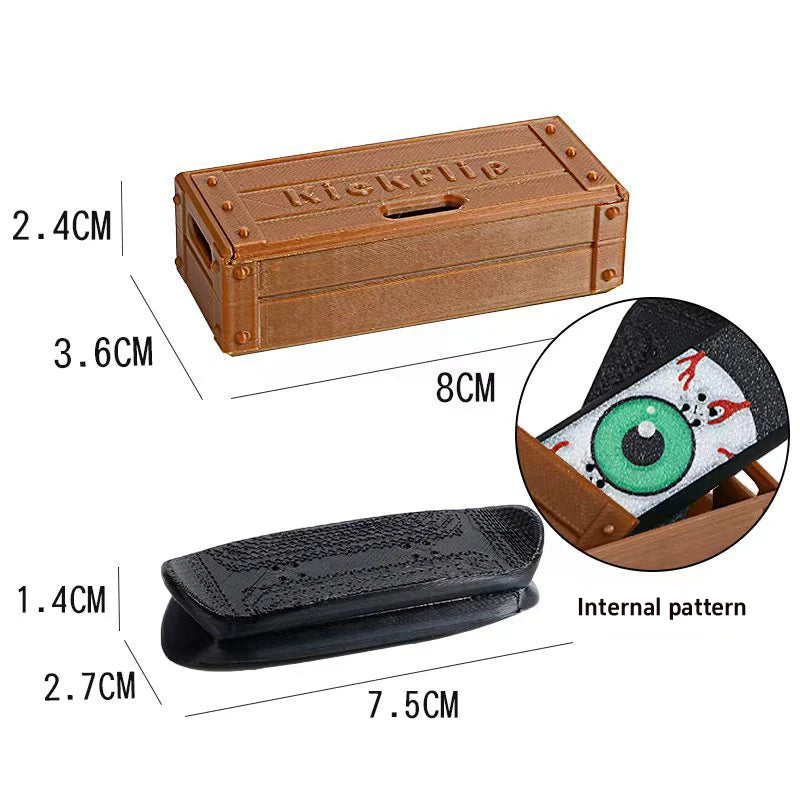 Finger Skateboard Magnética – Mini Skate de Dedos Fidget Antiestrés