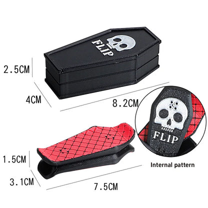 Finger Skateboard Magnética – Mini Skate de Dedos Fidget Antiestrés