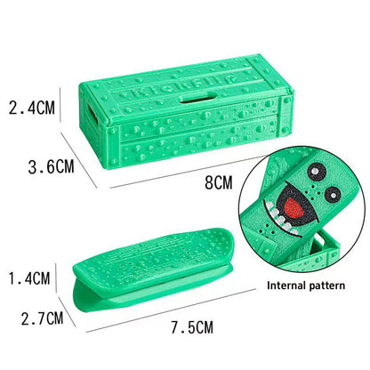 Finger Skateboard Magnética – Mini Skate de Dedos Fidget Antiestrés